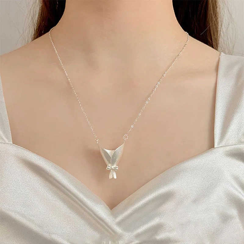 💐Flower Bouquet Necklace – The romantic gift for her 💖🎁