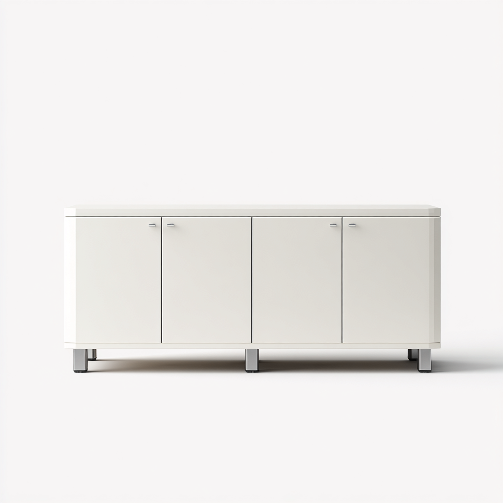 Mobile TV Legno 180x40x55 cm Bianco Design moderno-Havengoshop