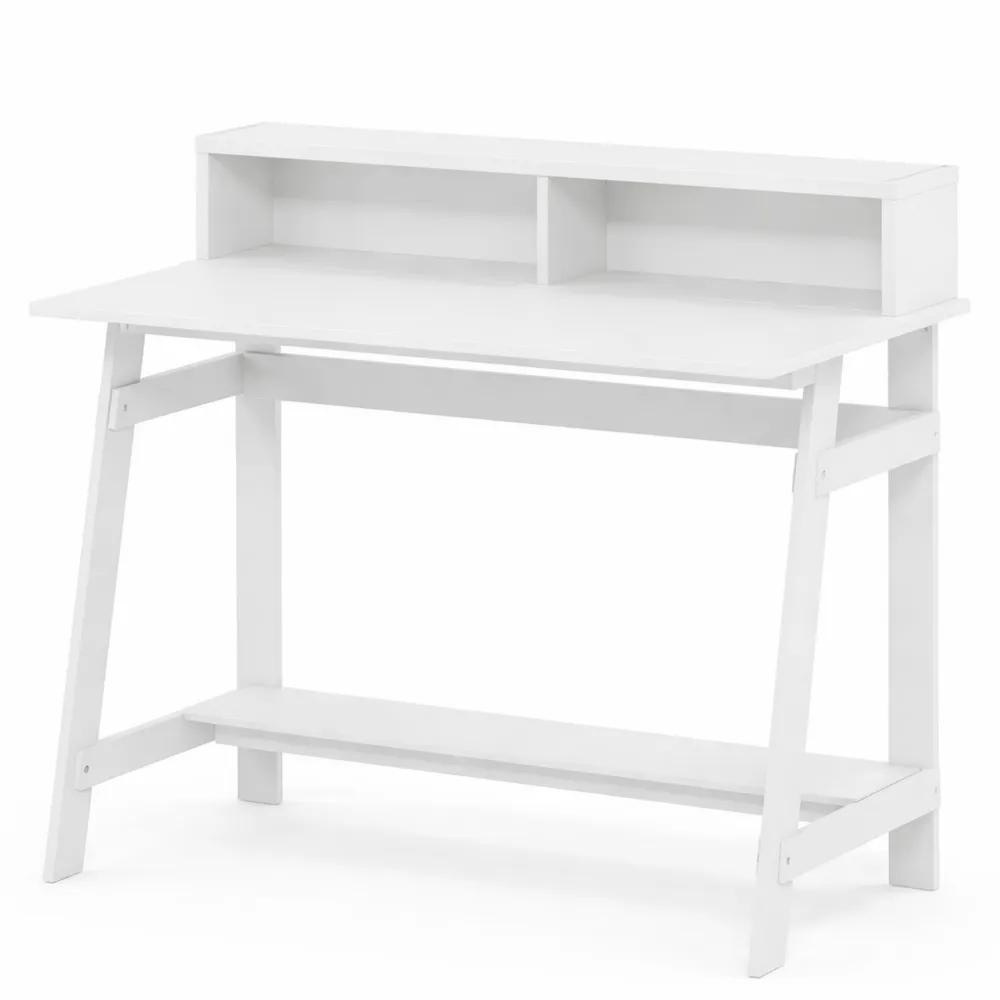 Scrivania per Computer in Legno Ingegnerizzato Bianco