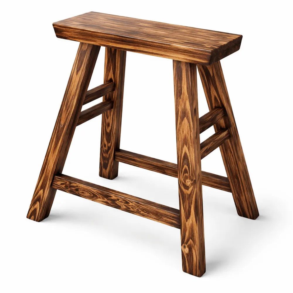 Panca Ingresso in Legno per Seduta e Poggiapiedi