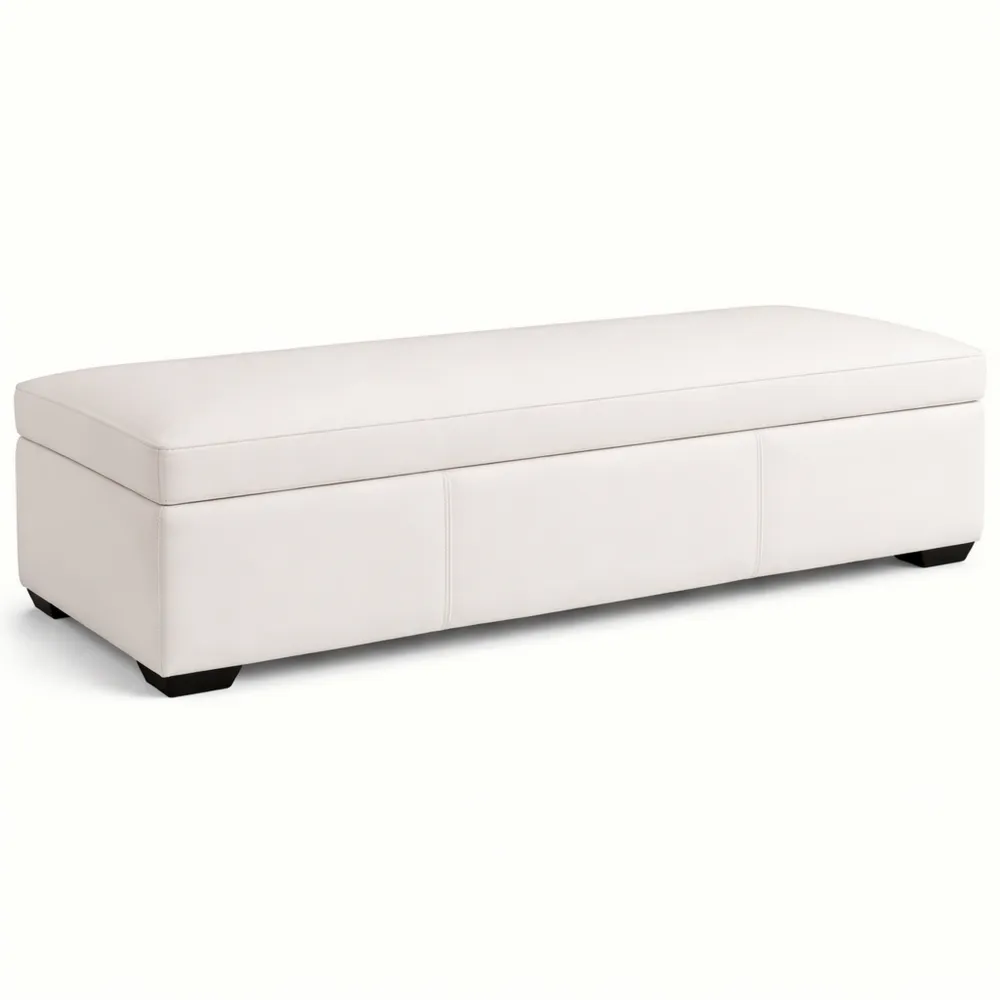 Pouf Contenitore Salvaspazio Multifunzionale per Soggiorno e Camera