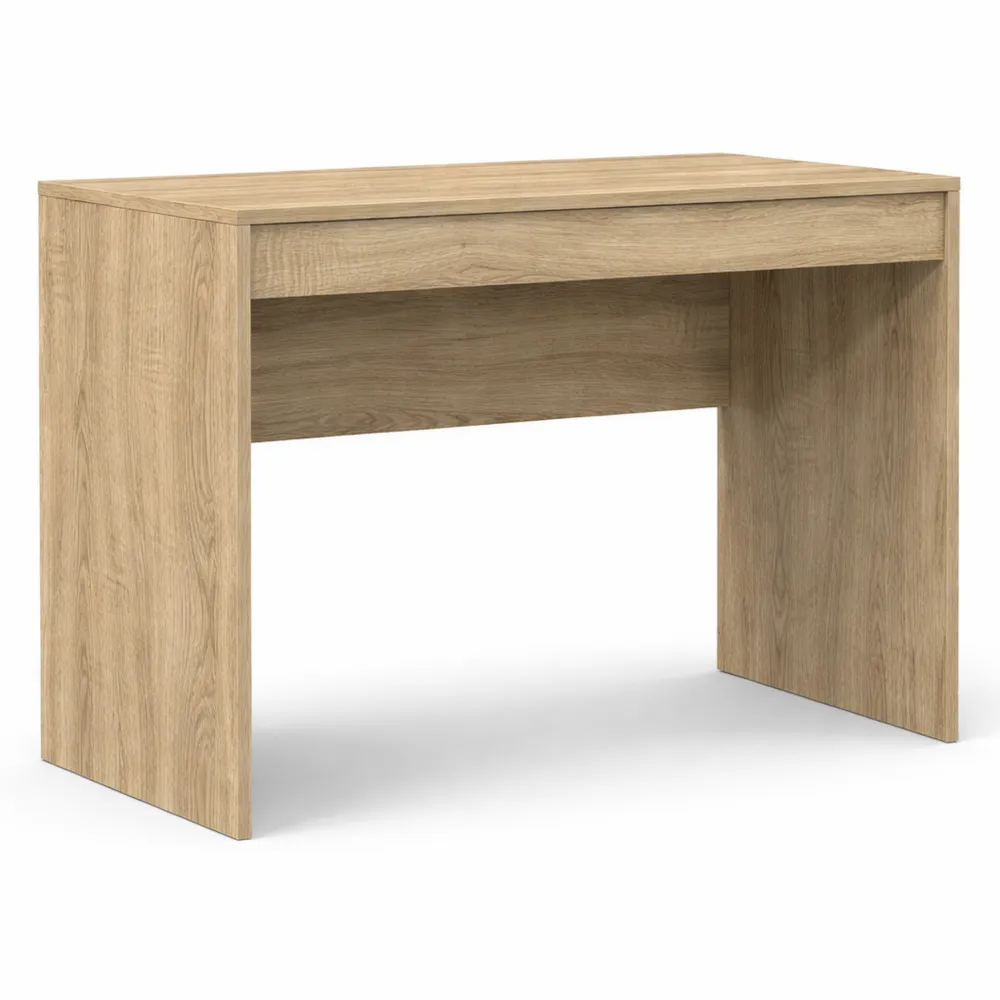 Scrivania Moderna Compatta per Soggiorno, Rovere Sonoma, 80x40x76 cm