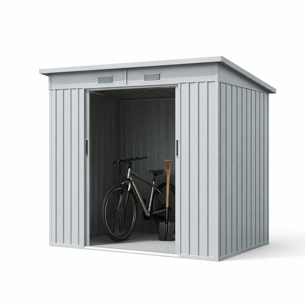 Outdoor Metal Storage Garden Shed-AuraLoria