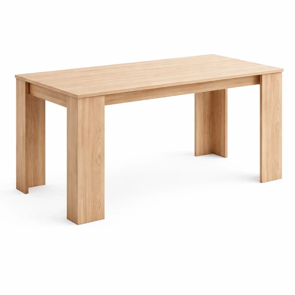 Modern Solid Wood Dining Table-AuraLoria