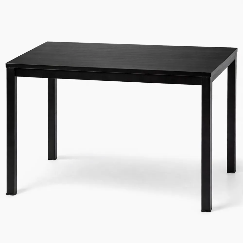 Table d'ordinateur multifonction 100 x 60 cm pour maison et bureau, noir-Rowangrov