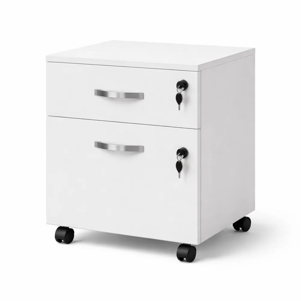 Caisson de bureau verrouillable avec rangement fichiers A4-Rowangrov