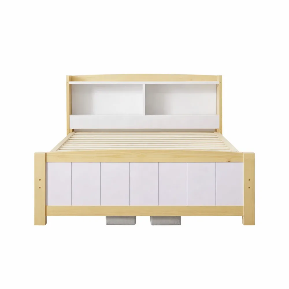 Lit Enfant en Bois avec Rangement Intégré-Hazelgro