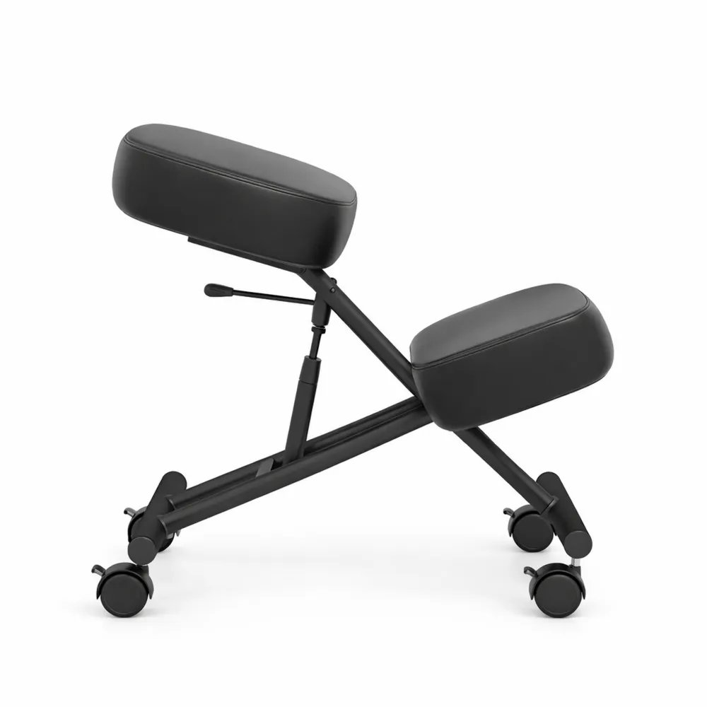 Siège Ergonomique pour Genoux Réglable avec Roues