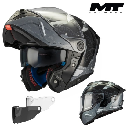 Výklopná motocyklová přilba ECE 22.06 – lehká, pohodlná a bezpečná pro každodenní jízdu