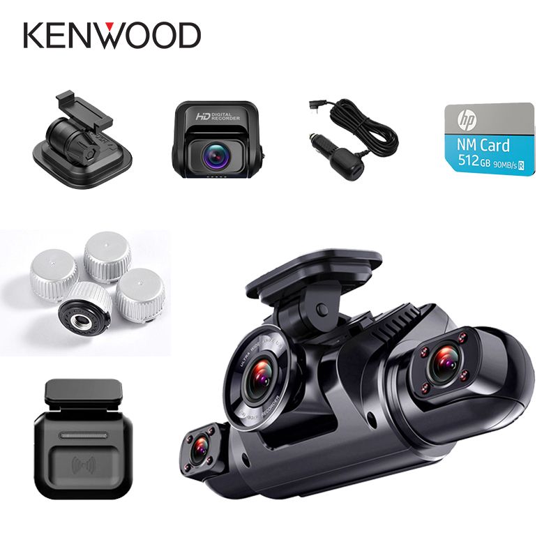 Chytrý záznamník jízdy Kenwood, bezdrátová instalace, dobíjecí, dlouhá pohotovostní doba