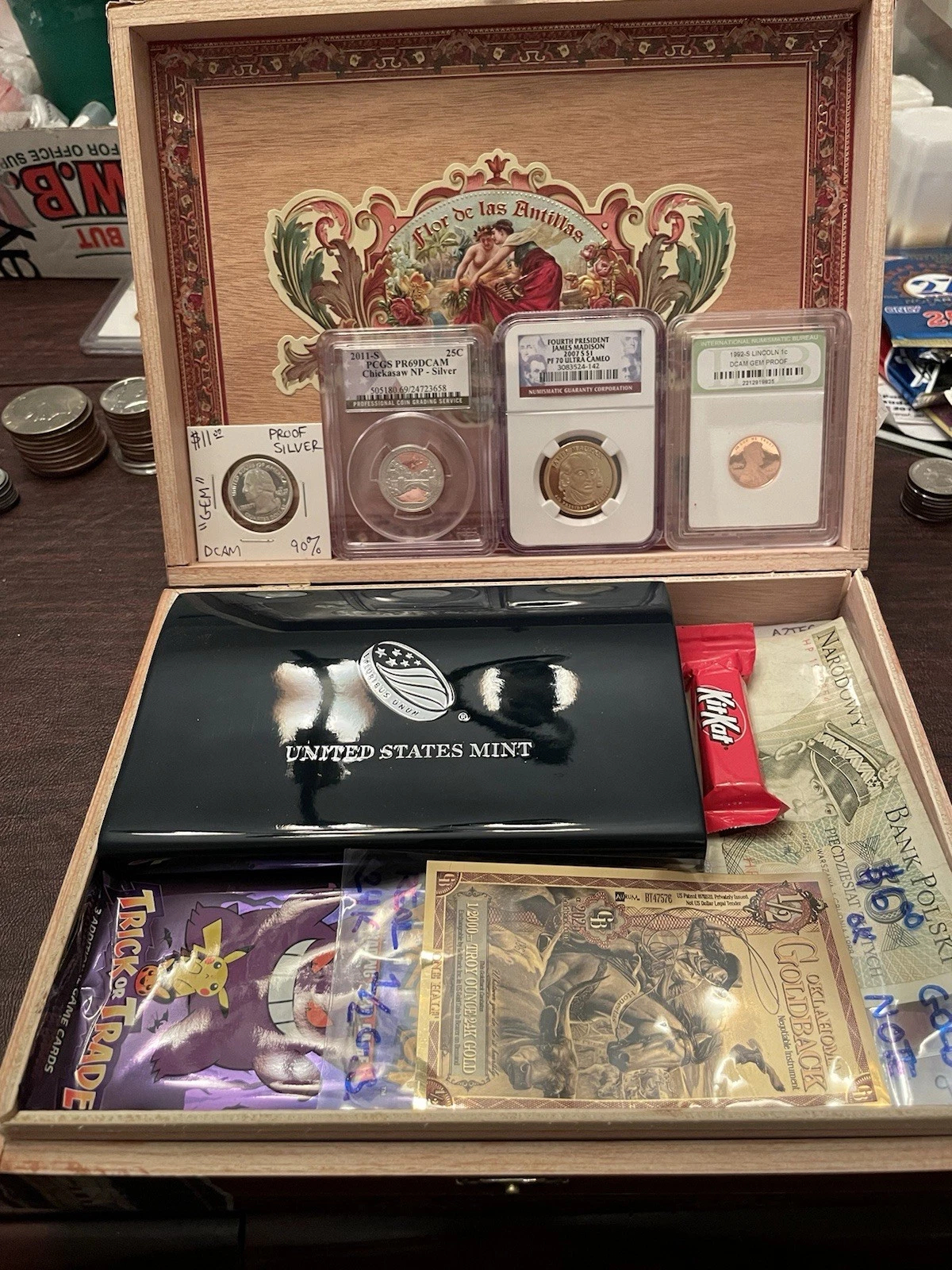 ESTATE COIN TREASURE CHEST Silver! NGC, PCGS, Coins, Bars, Rounds & Bills