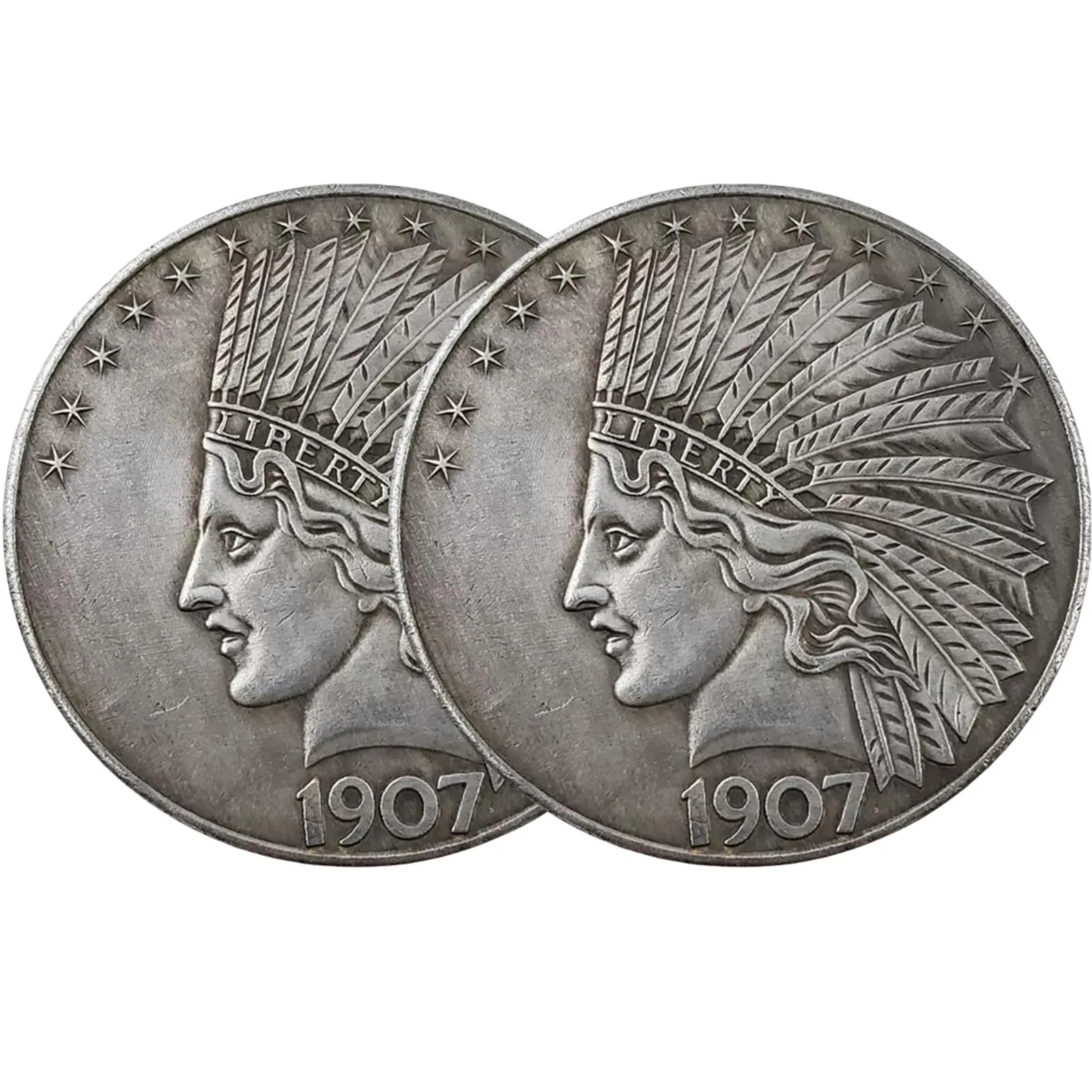 1907 Liberty Indian Head Ten-Dollars Coin