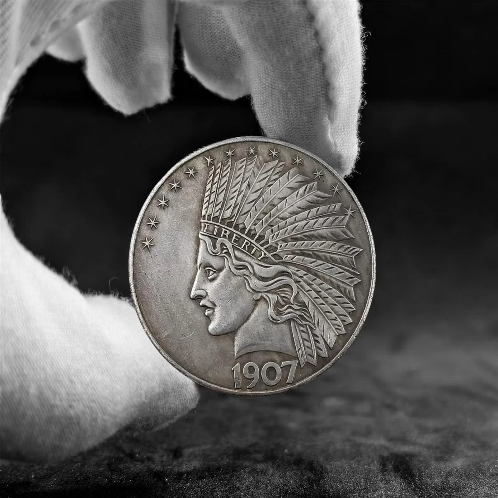 1907 Liberty Indian Head Ten-Dollars Coin