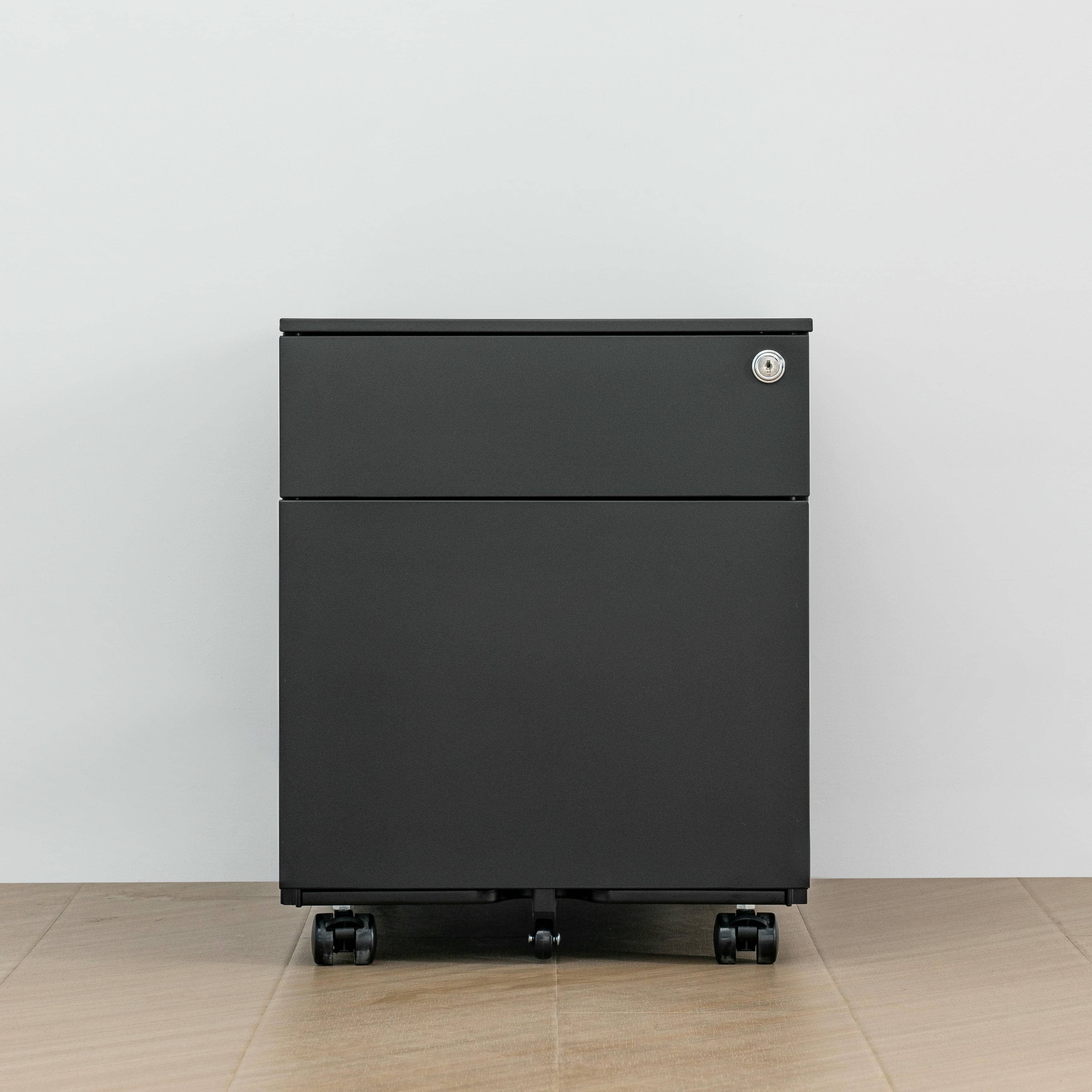 2-drawer mobile pedestal file cabinet