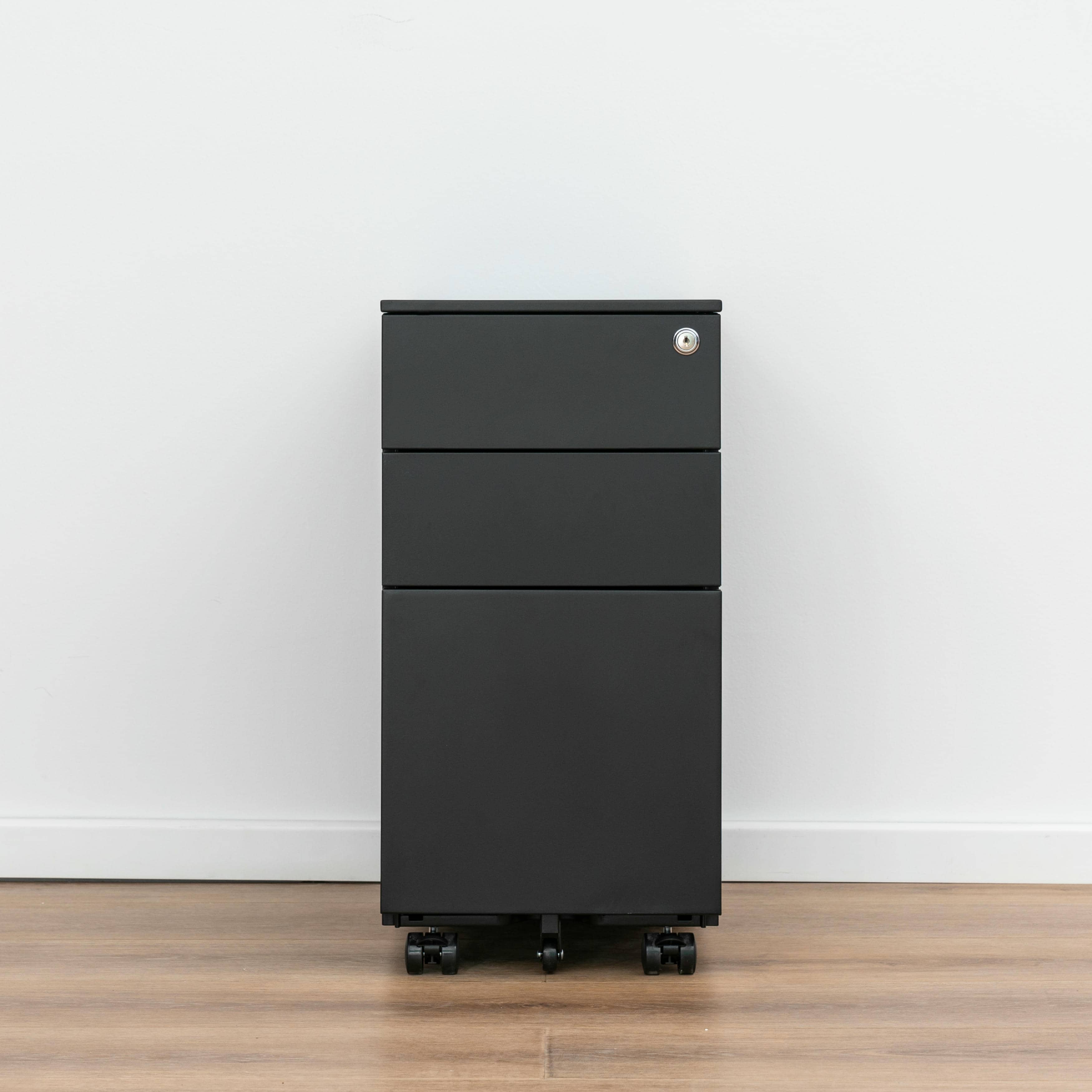 3-drawer mobile pedestal file cabinet,
