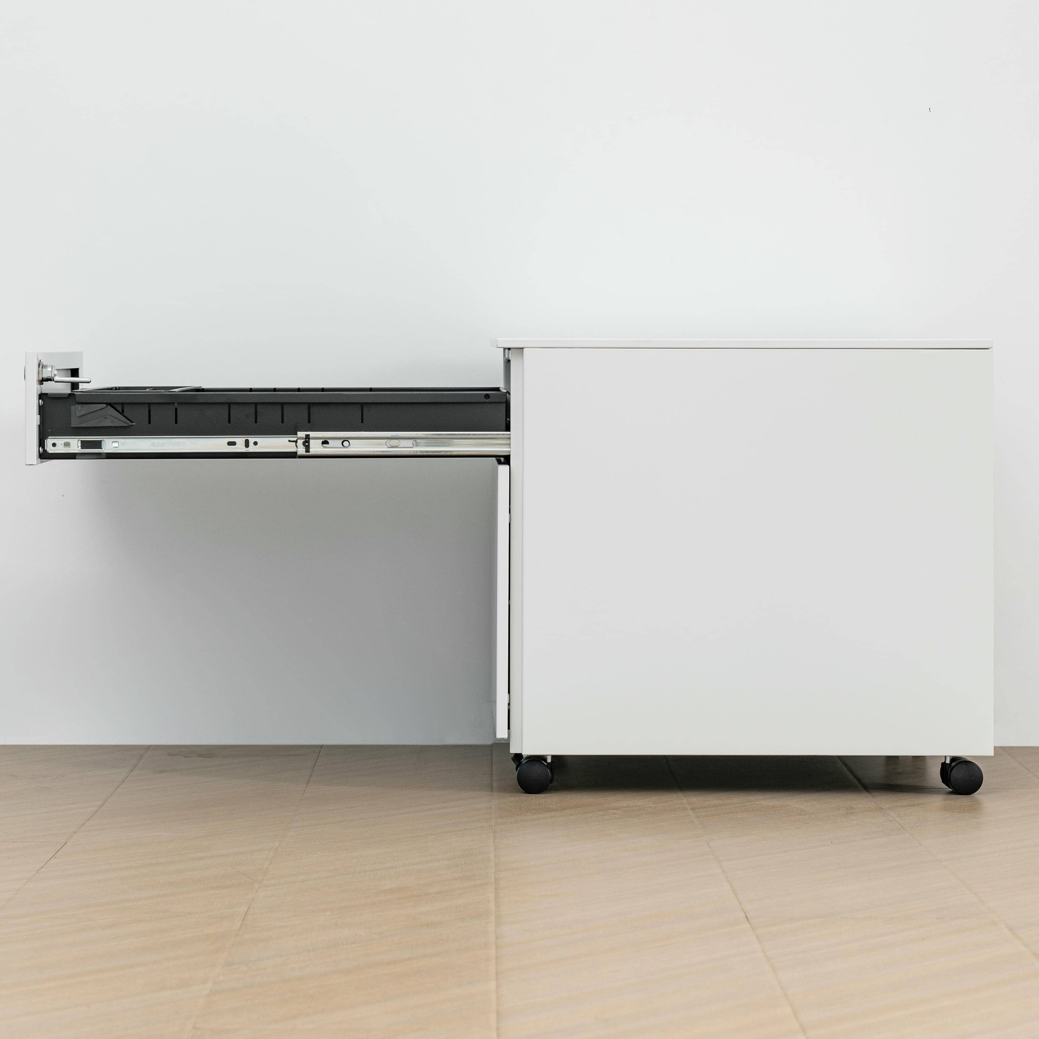 2-drawer mobile pedestal file cabinet