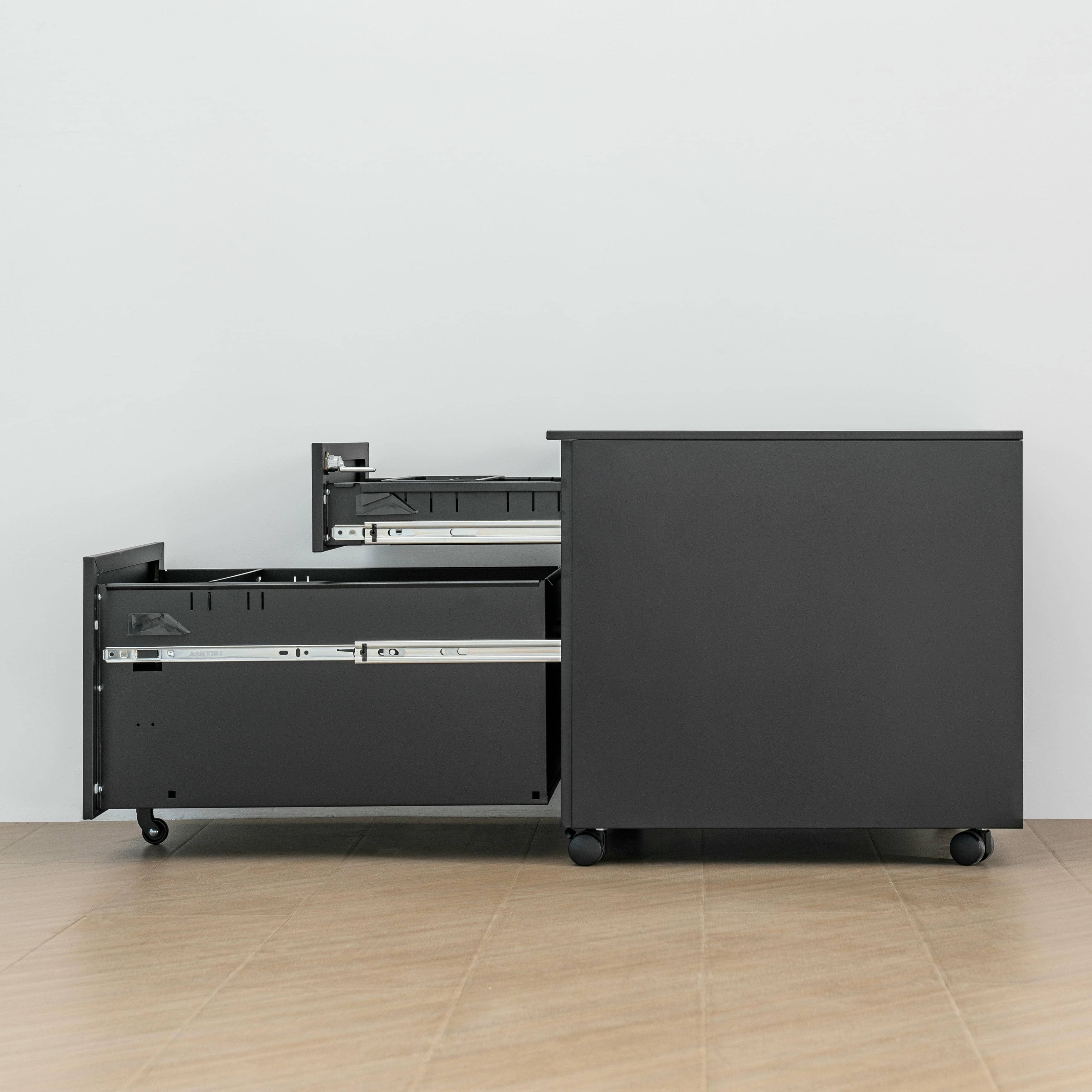 2-drawer mobile pedestal file cabinet