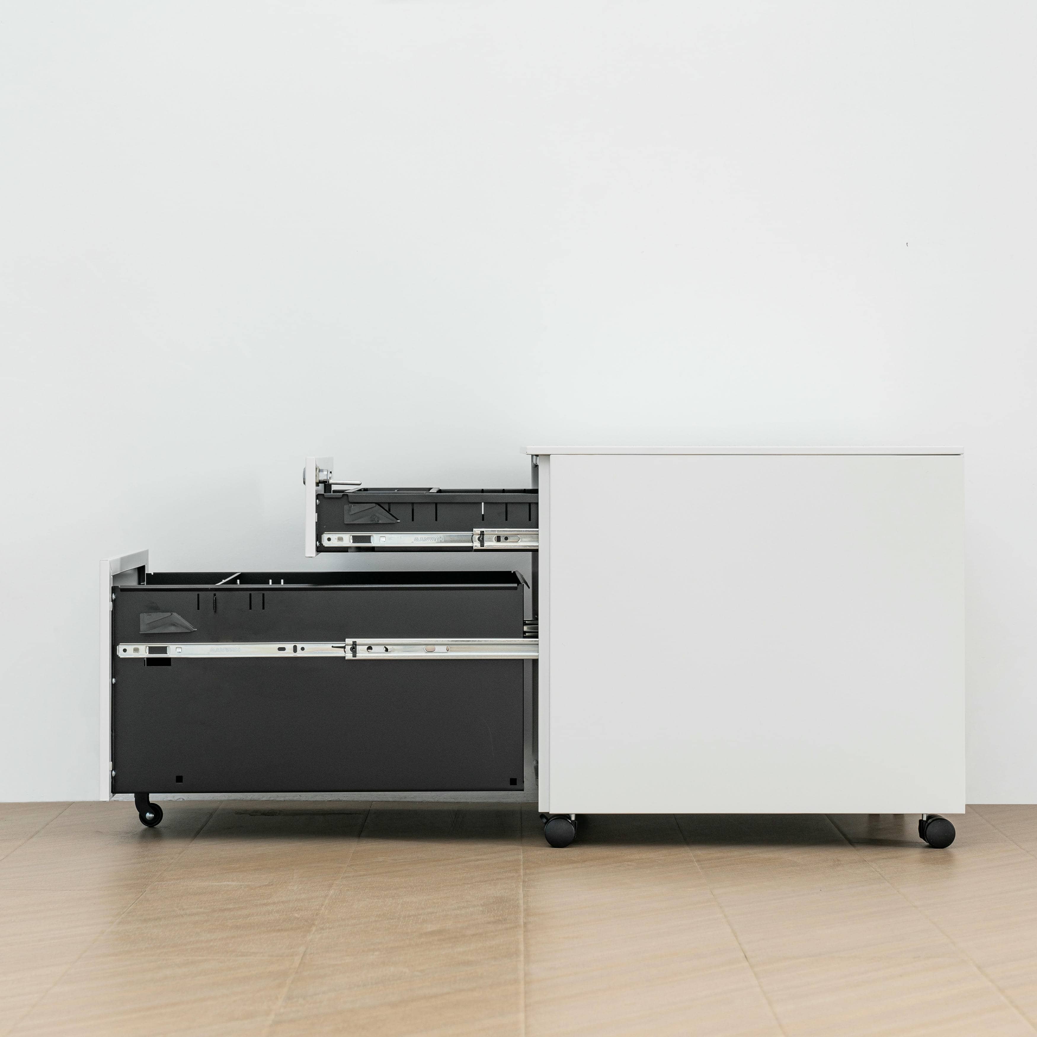 2-drawer mobile pedestal file cabinet