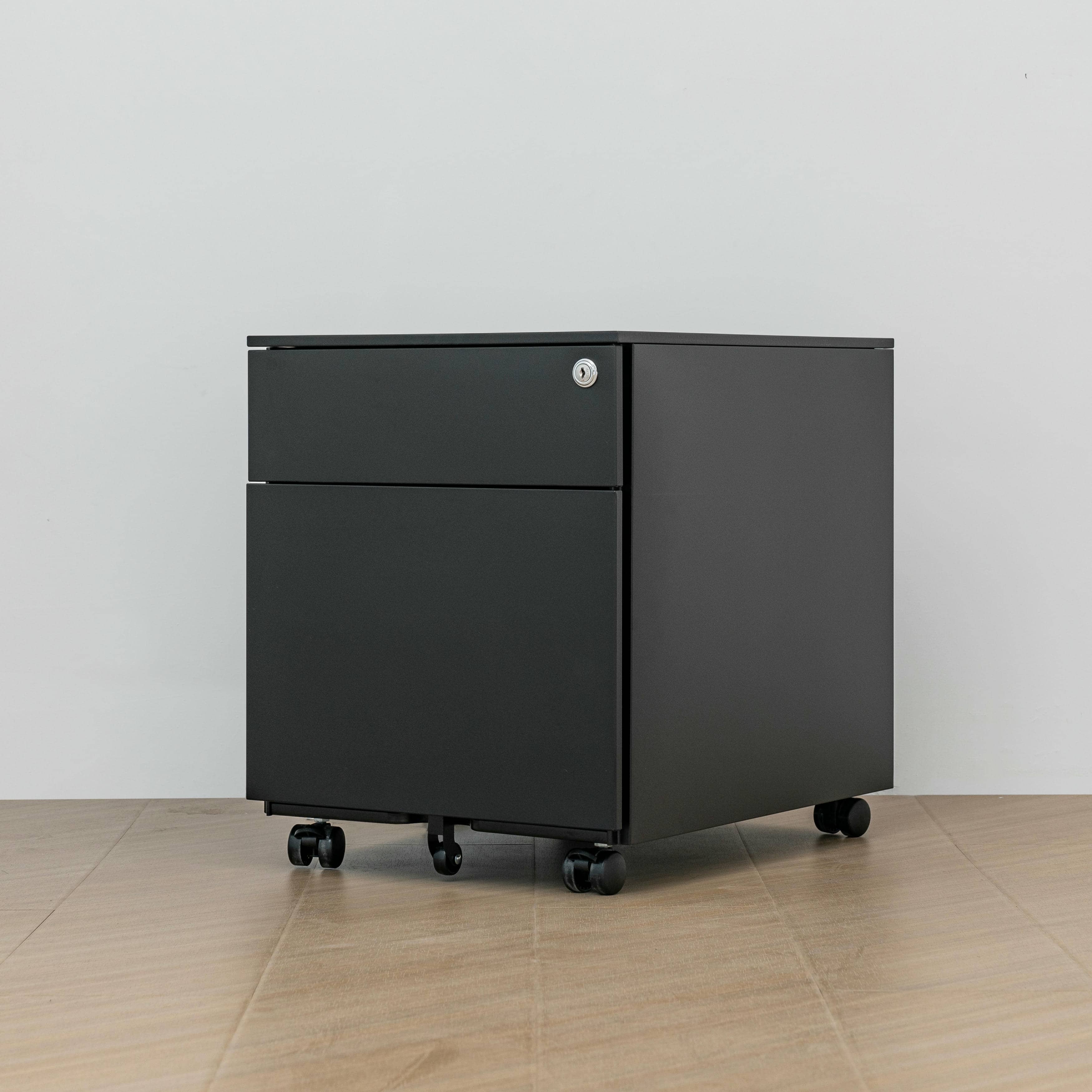 2-drawer mobile pedestal file cabinet