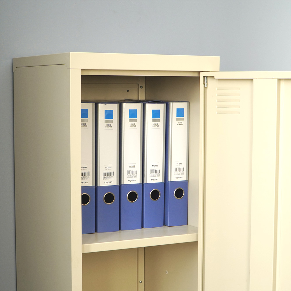 Steel storage cabinet