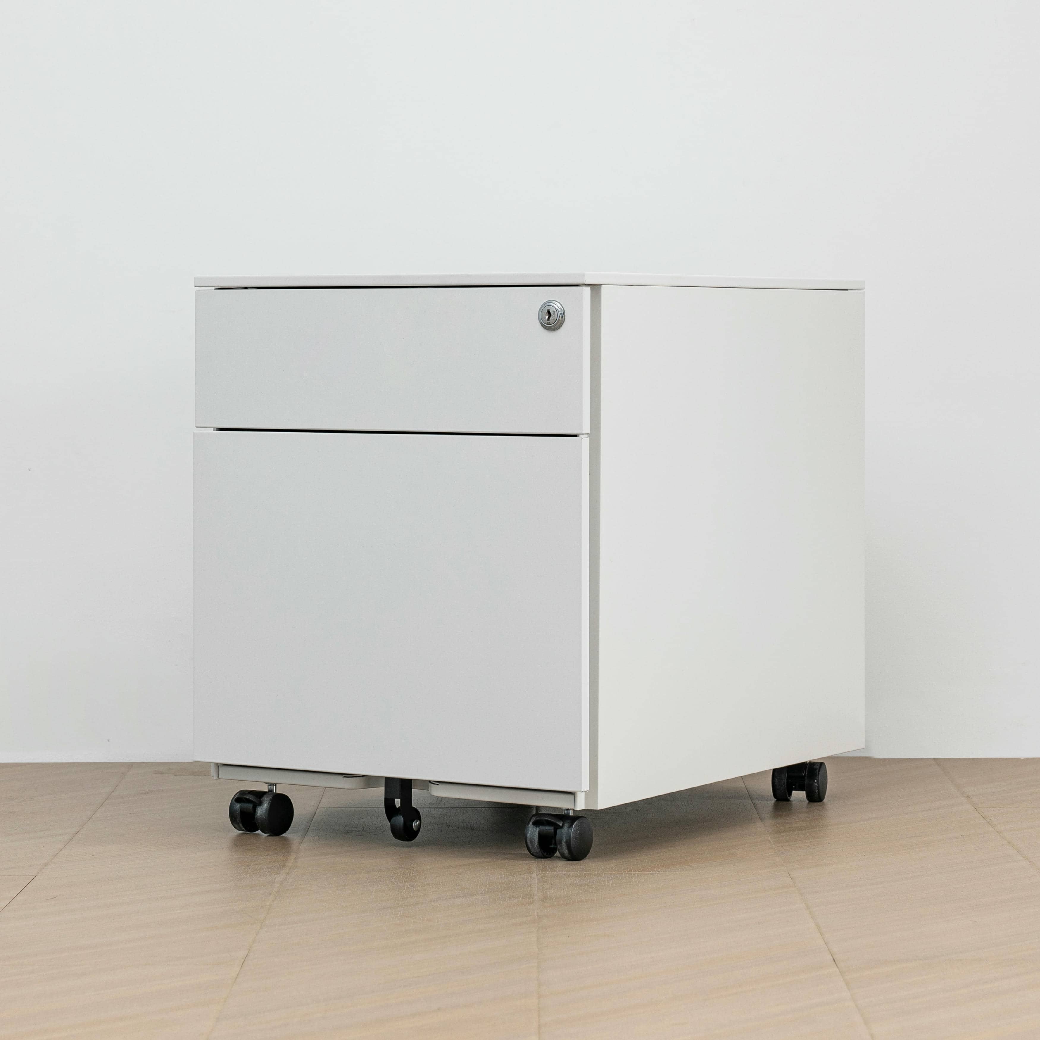 2-drawer mobile pedestal file cabinet