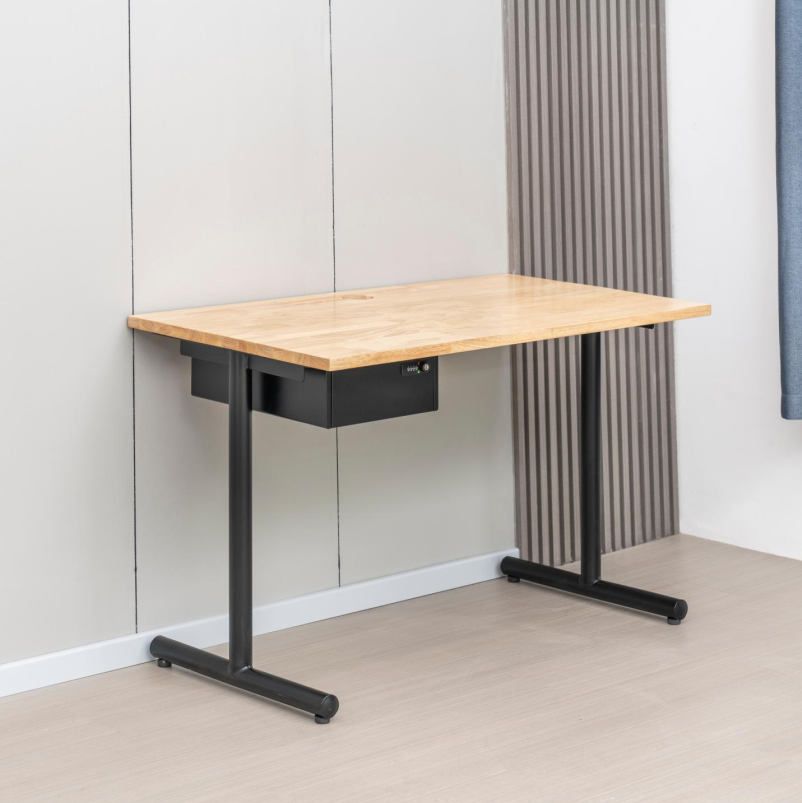 Steel Writing Desk Modern Metal Frame Computer Desk for Home Office （With Drawers）（Price On Request）