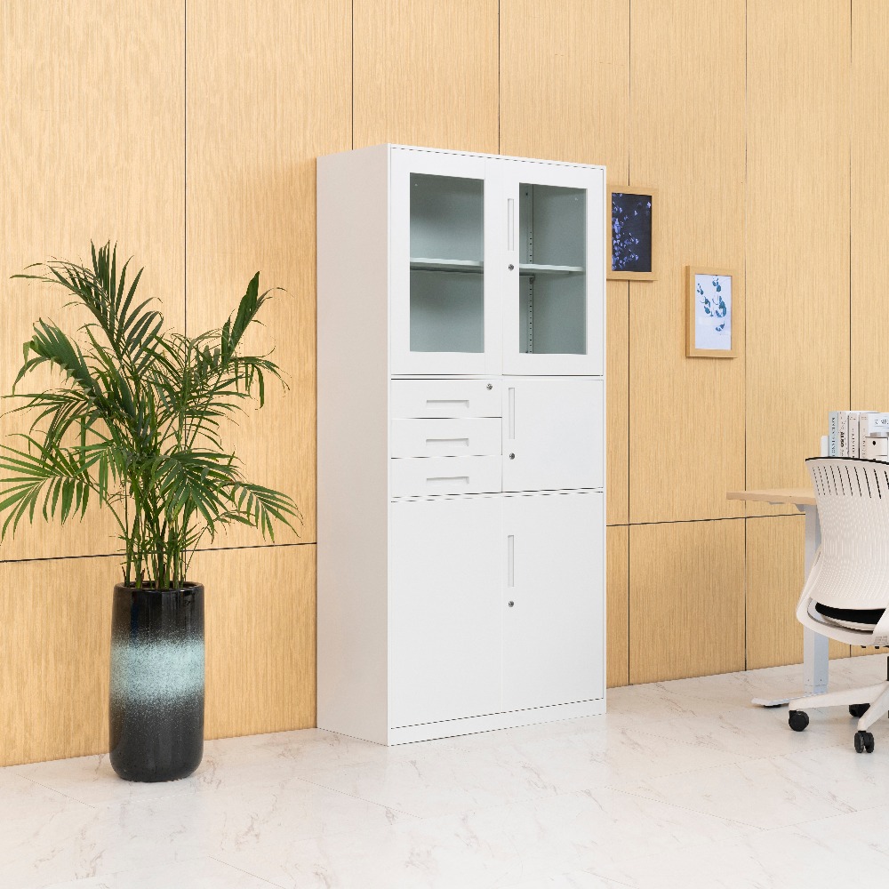 Steel Multi-Functional Filing Cabinet with Glass Doors（Price On Request）