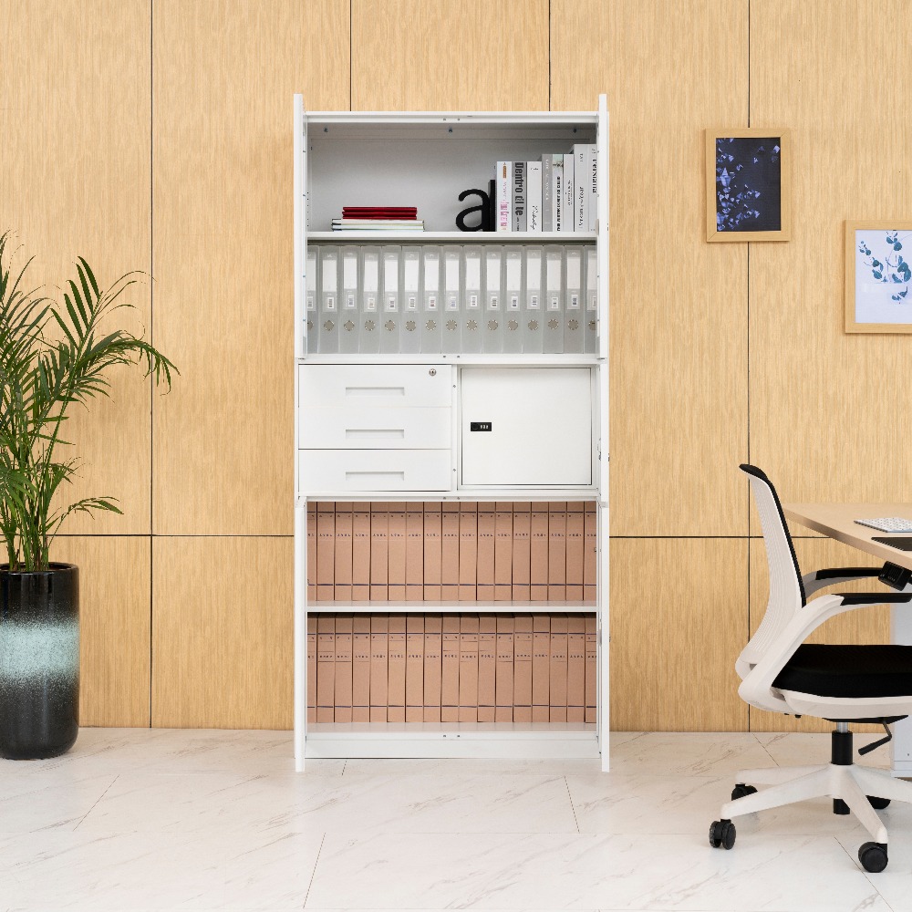 Steel Multi-Functional Filing Cabinet with Glass Doors（Price On Request）