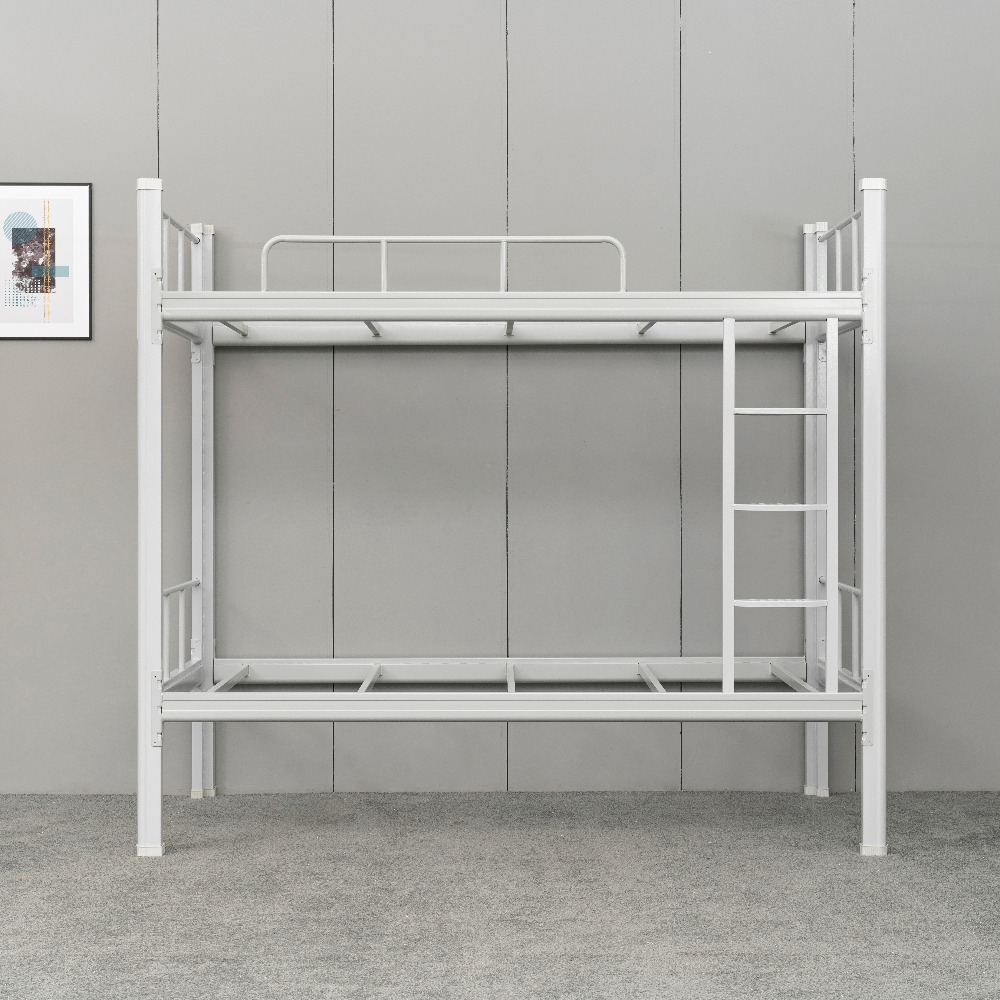 Minimalist Gray-White Metal Bunk Bed（Price On Request）