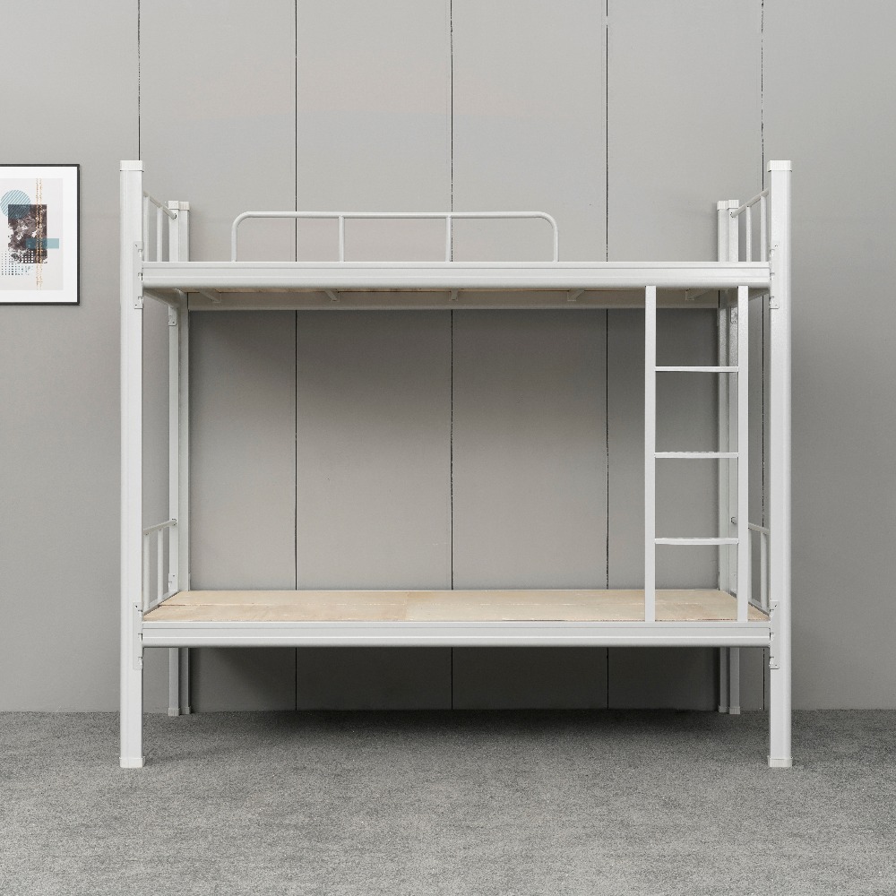 Minimalist Gray-White Metal Bunk Bed（Price On Request）