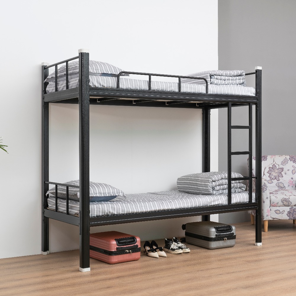 Minimalist Gray-White Metal Bunk Bed（Price On Request）