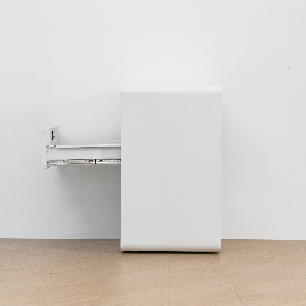 Modern Minimalist Steel Rounded-Corner Four-Drawer Mobile Office Filing Cabinet（Price On Request）