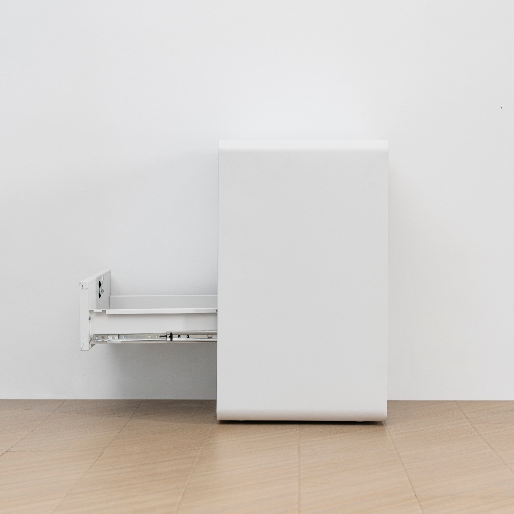 Modern Minimalist Steel Rounded-Corner Four-Drawer Mobile Office Filing Cabinet（Price On Request）