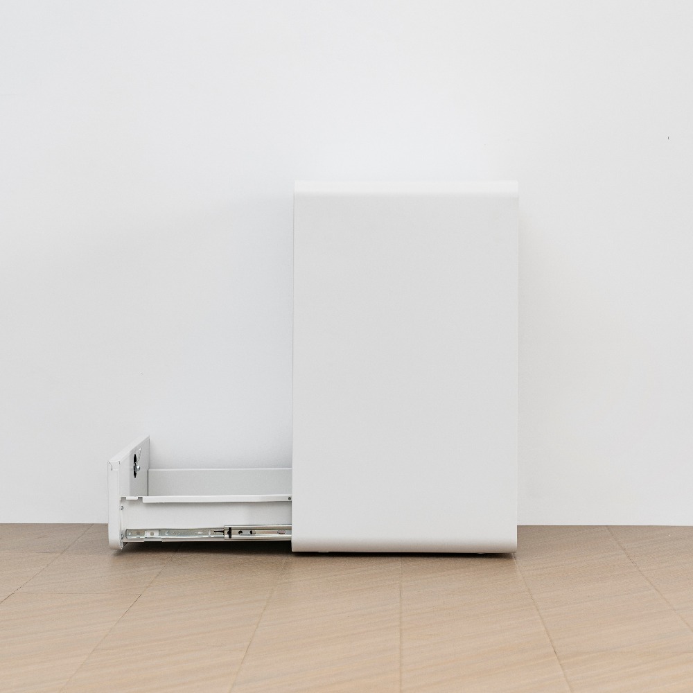 Modern Minimalist Steel Rounded-Corner Four-Drawer Mobile Office Filing Cabinet（Price On Request）