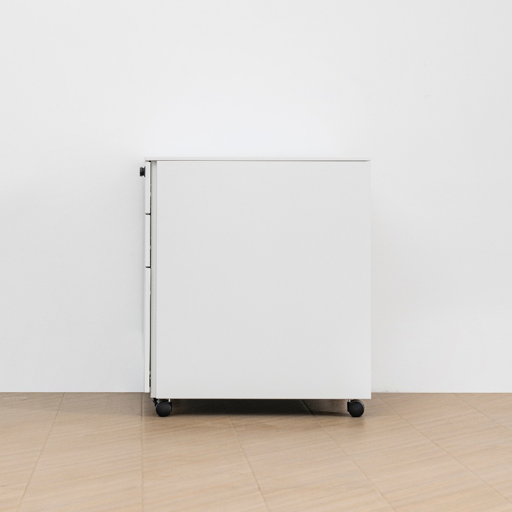 Minimalist Steel Mobile Three-Drawer Lockable Office Filing Cabinet（Price On Request）