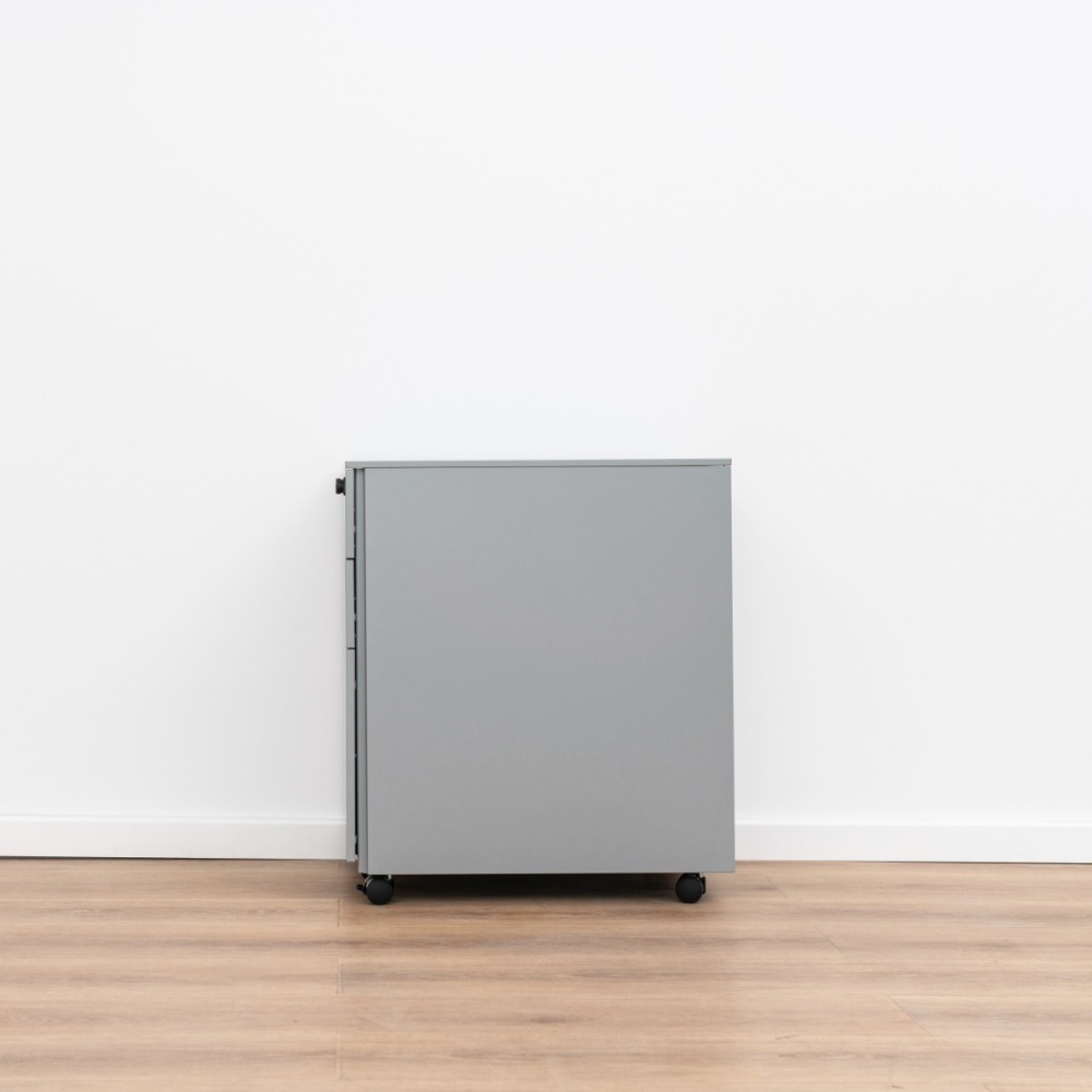 Minimalist Steel Mobile Three-Drawer Lockable Office Filing Cabinet（Price On Request）