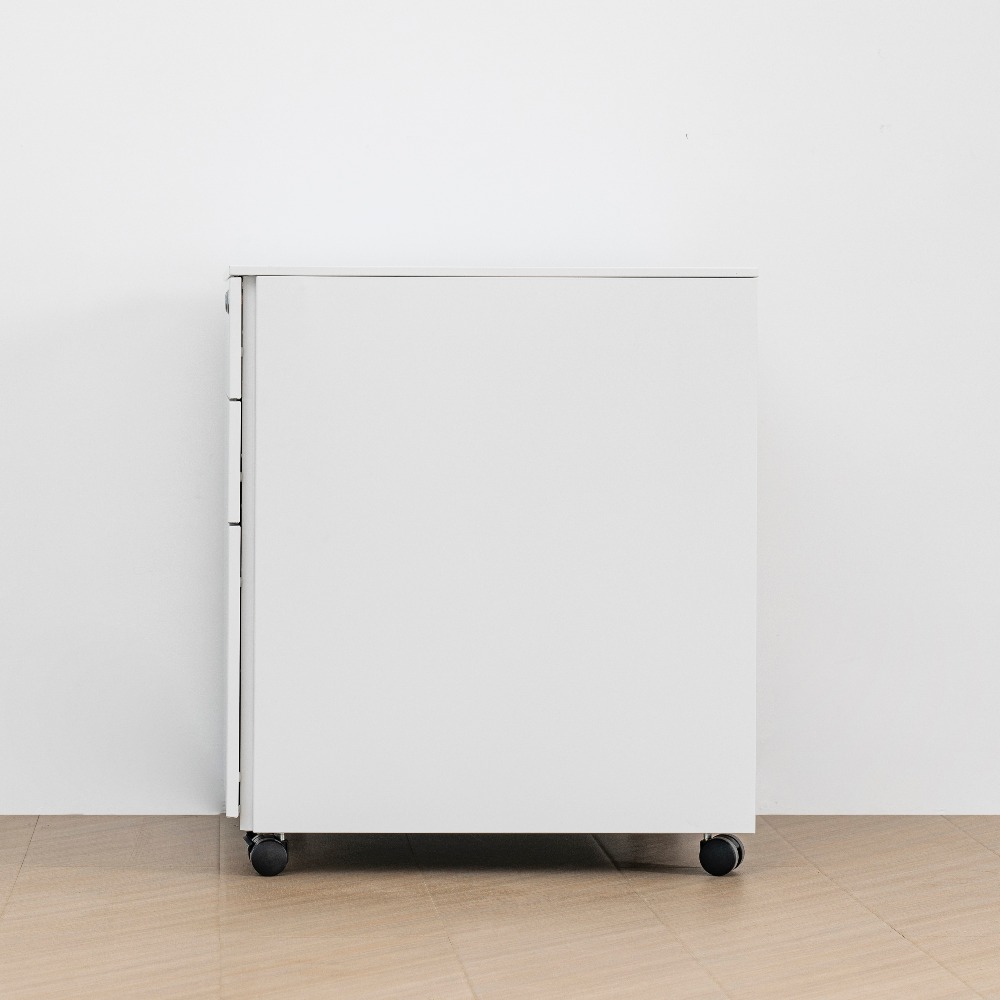[Copy]Minimalist Steel Mobile Three-Drawer Lockable Office Filing Cabinet（Price On Request）
