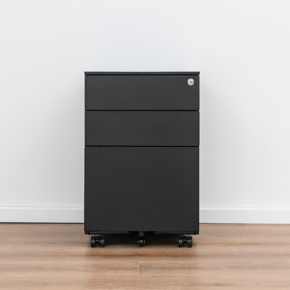 [Copy]Minimalist Steel Mobile Three-Drawer Lockable Office Filing Cabinet（Price On Request）