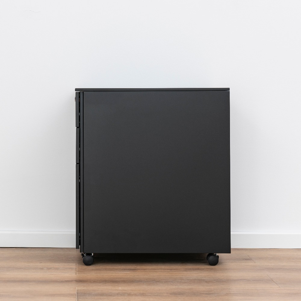 [Copy]Minimalist Steel Mobile Three-Drawer Lockable Office Filing Cabinet（Price On Request）