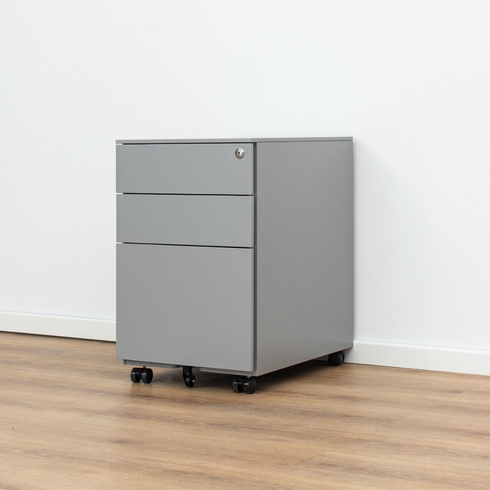 [Copy]Minimalist Steel Mobile Three-Drawer Lockable Office Filing Cabinet（Price On Request）