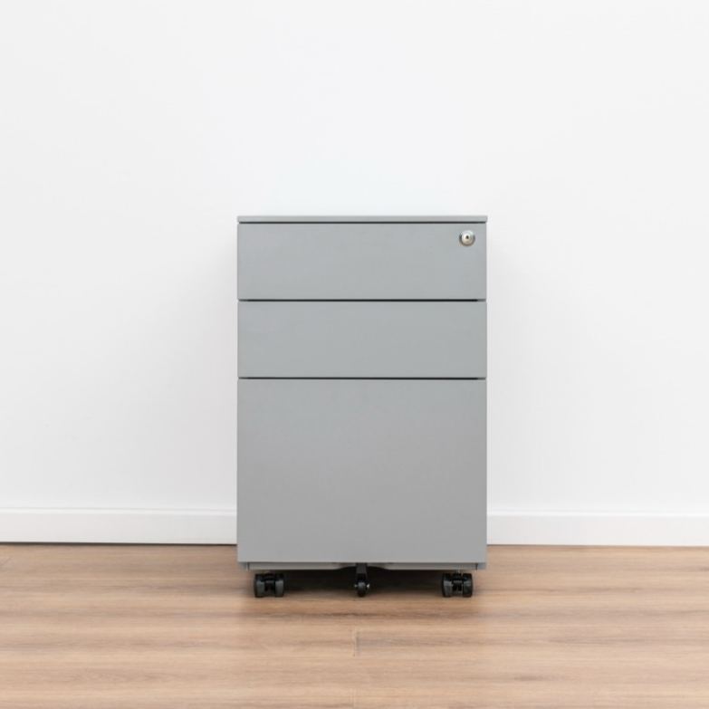[Copy]Minimalist Steel Mobile Three-Drawer Lockable Office Filing Cabinet（Price On Request）