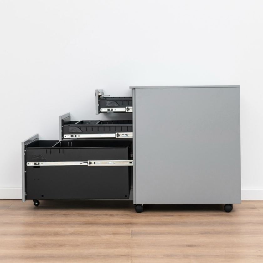 [Copy]Minimalist Steel Mobile Three-Drawer Lockable Office Filing Cabinet（Price On Request）