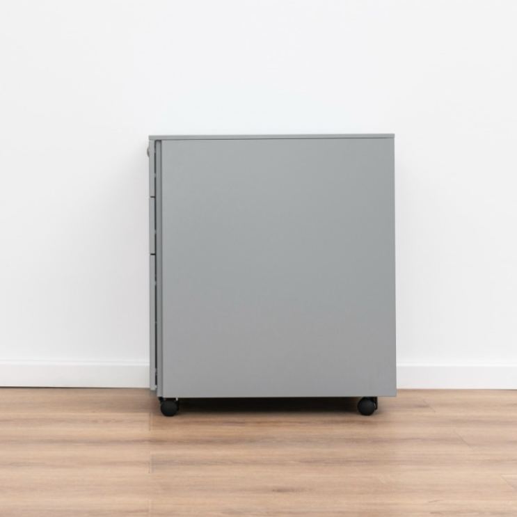 [Copy]Minimalist Steel Mobile Three-Drawer Lockable Office Filing Cabinet（Price On Request）