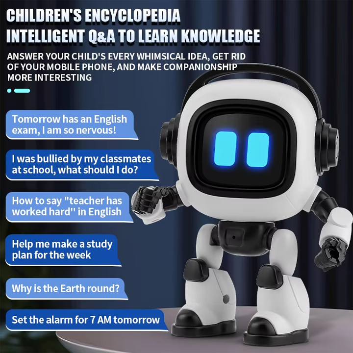AI Interactive Talking Robot for Kids - Multi-Functional Educational Toy Homework Assistant