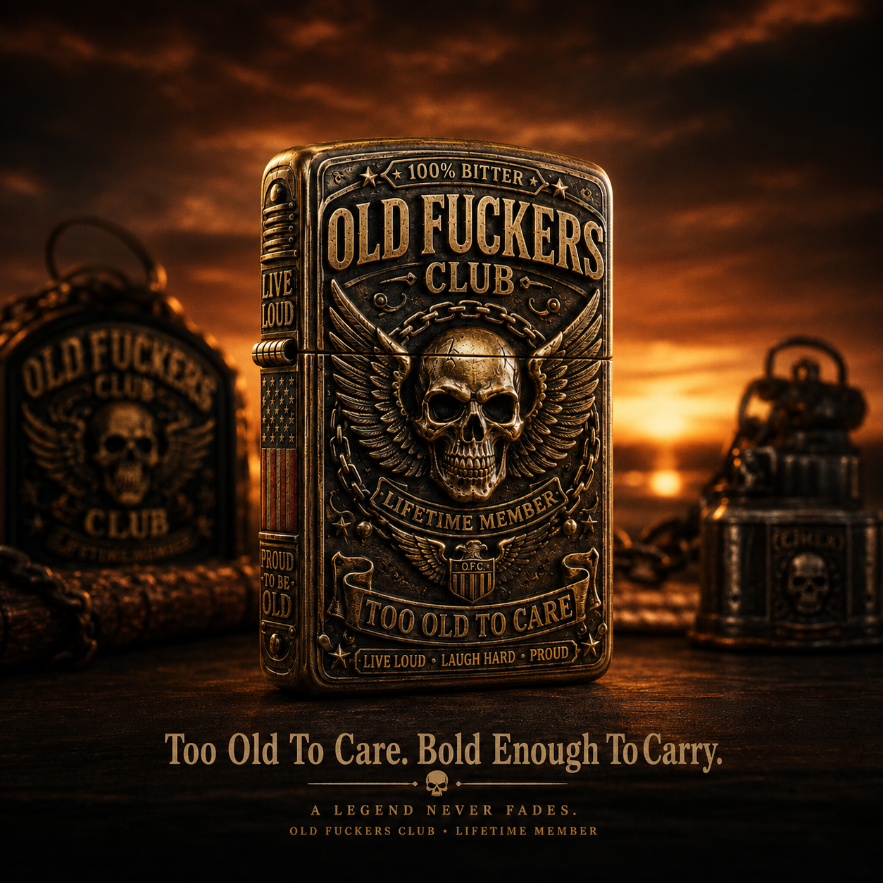 ☠️ Old Club Vintage Lighter | 2026 Limited Edition Collectible Metal Lighter