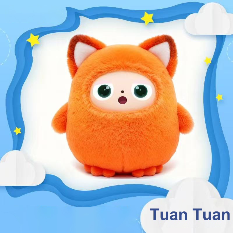 AI Intelligent Interactive Plush Toy ChatGPT - Vibration/Tactile Perception and Children's Emotions, multilingual Companions, Interactive Games, Memory Training