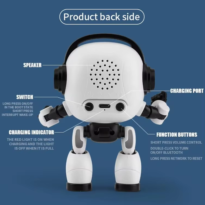 AI Interactive Talking Robot for Kids - Multi-Functional Educational Toy Homework Assistant