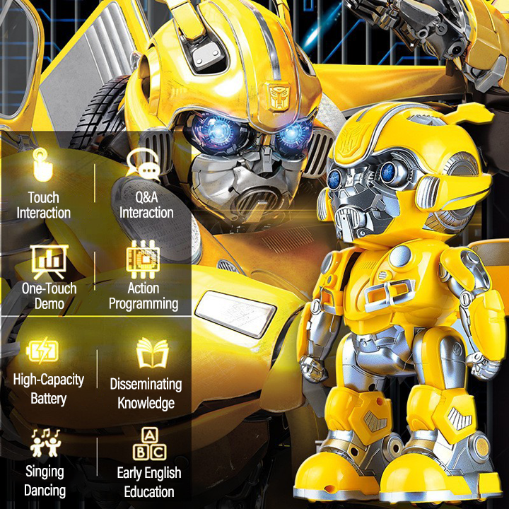 AI Smart Children's Early Education Robot - Remote Control Programming Interactive Toy