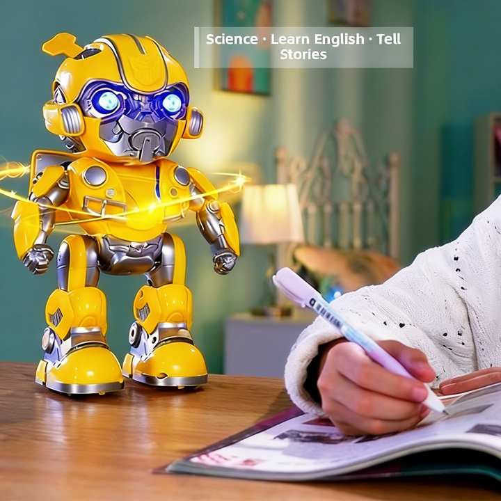 AI Smart Children's Early Education Robot - Remote Control Programming Interactive Toy