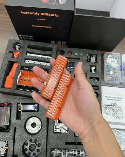 🔥 Warehouse Clearance🏆 Gasoline OHV V8 Small-block Engine Model Kits